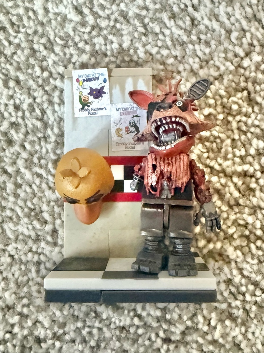 McFarlane Toys Five Nights at Freddy's Phantom Foxy Mini Set Figure Very RARE